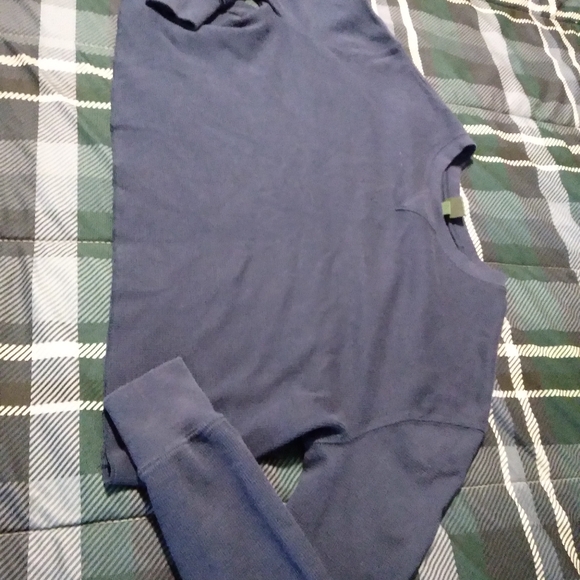 SPRING SALE**Navy blue thermal crop top - Picture 4 of 4